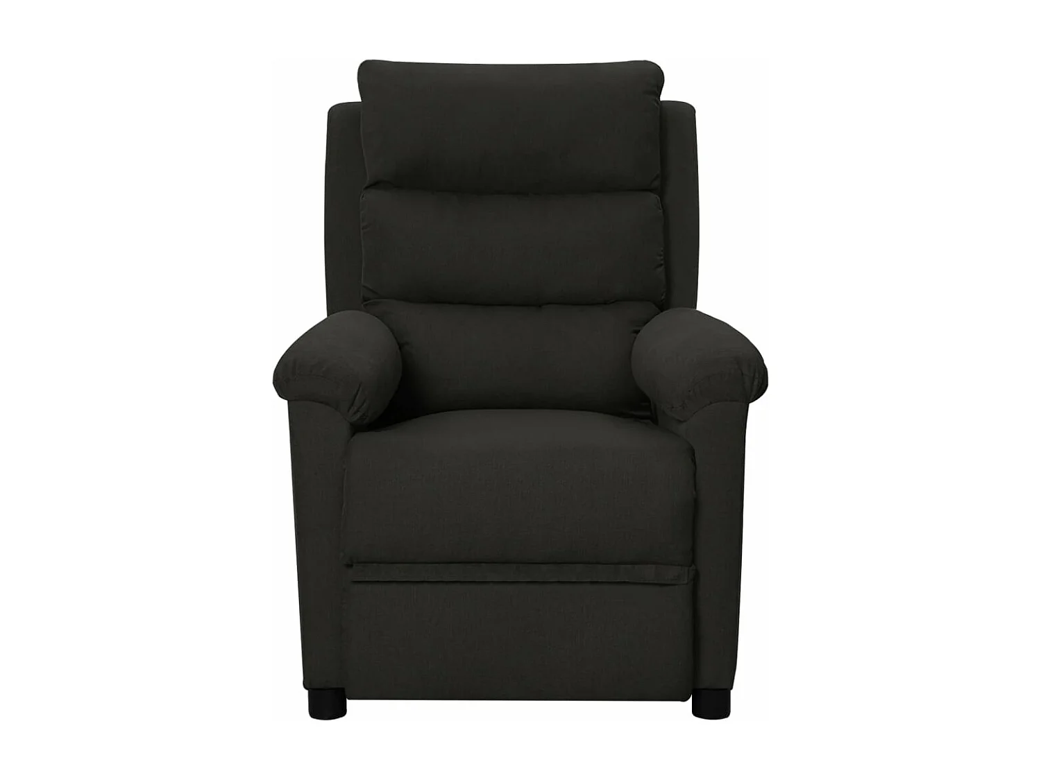 Fauteuil de massage Noir Tissu