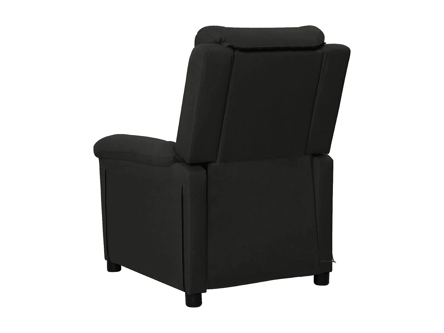 Fauteuil de massage Noir Tissu