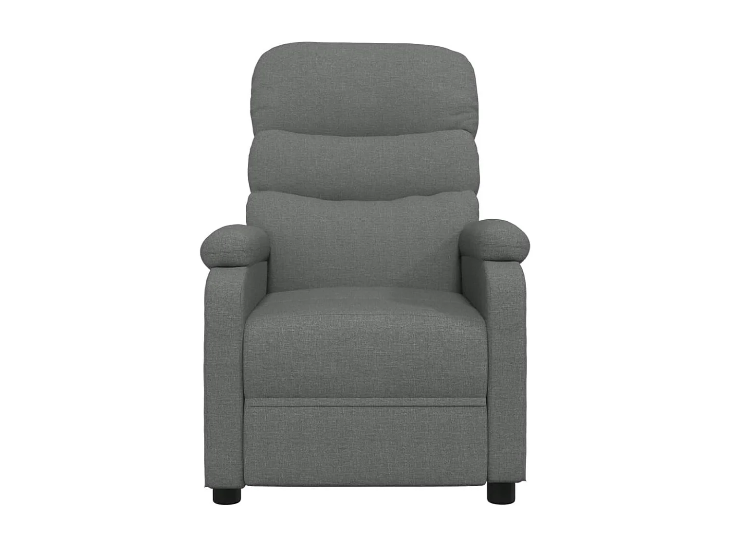 Fauteuil de massage Gris foncé Tissu