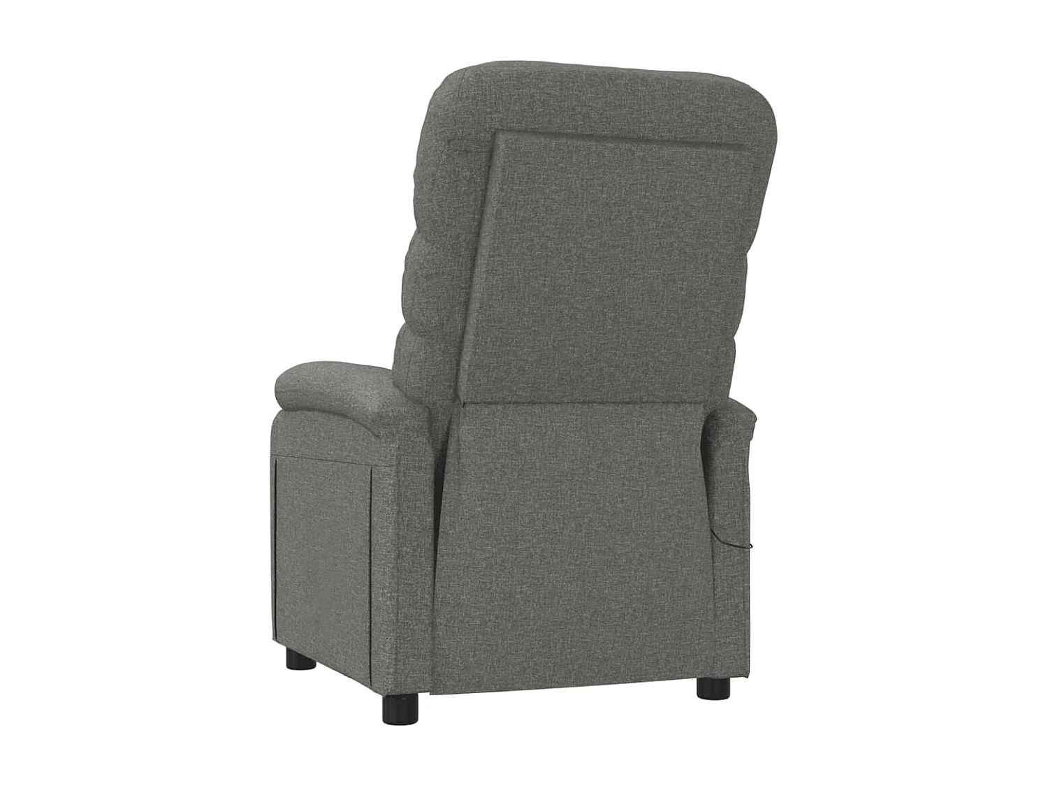 Fauteuil de massage Gris foncé Tissu
