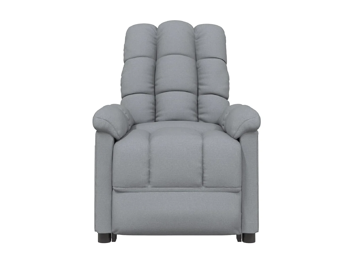 Fauteuil de massage Gris clair Tissu