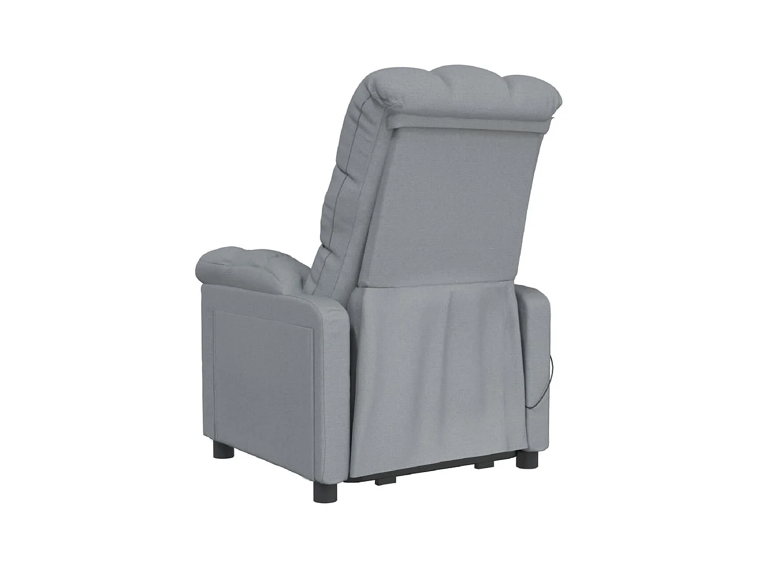 Poltrona da massaggio Tessuto grigio chiaro