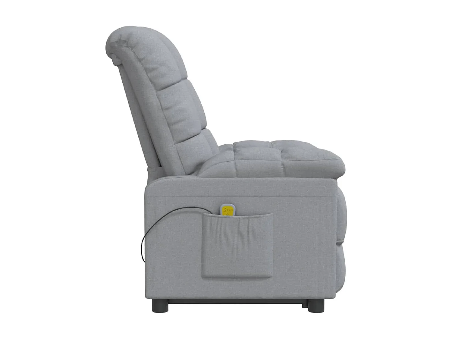 Fauteuil de massage Gris clair Tissu