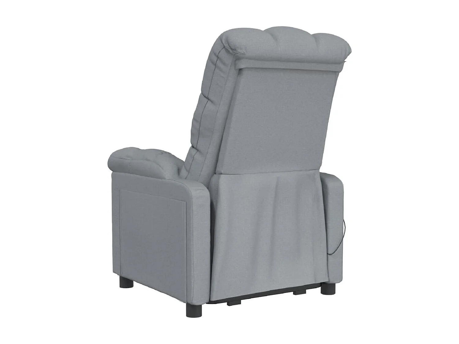 Fauteuil de massage Gris clair Tissu