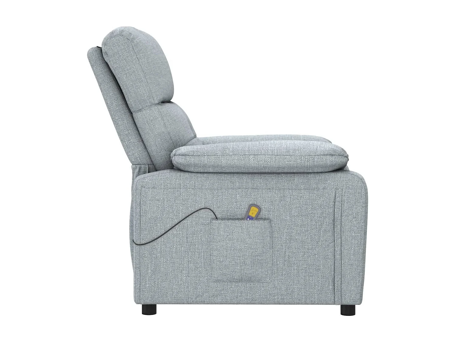 Poltrona da massaggio Tessuto grigio chiaro