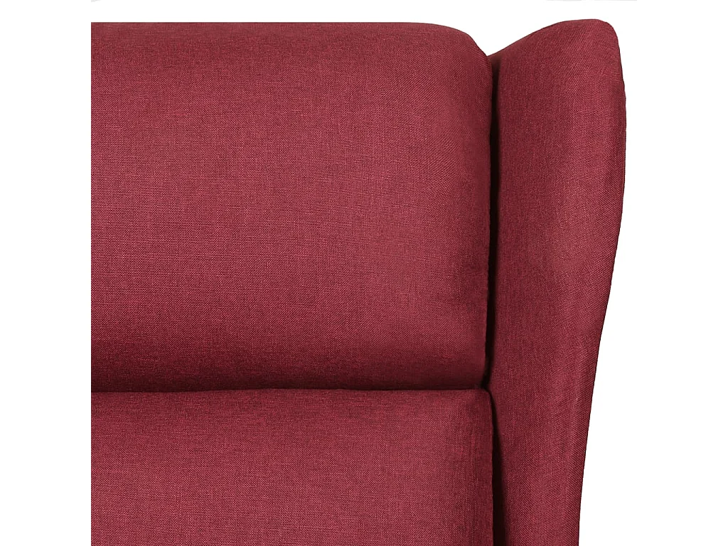 Fauteuil de massage Rouge bordeaux Tissu