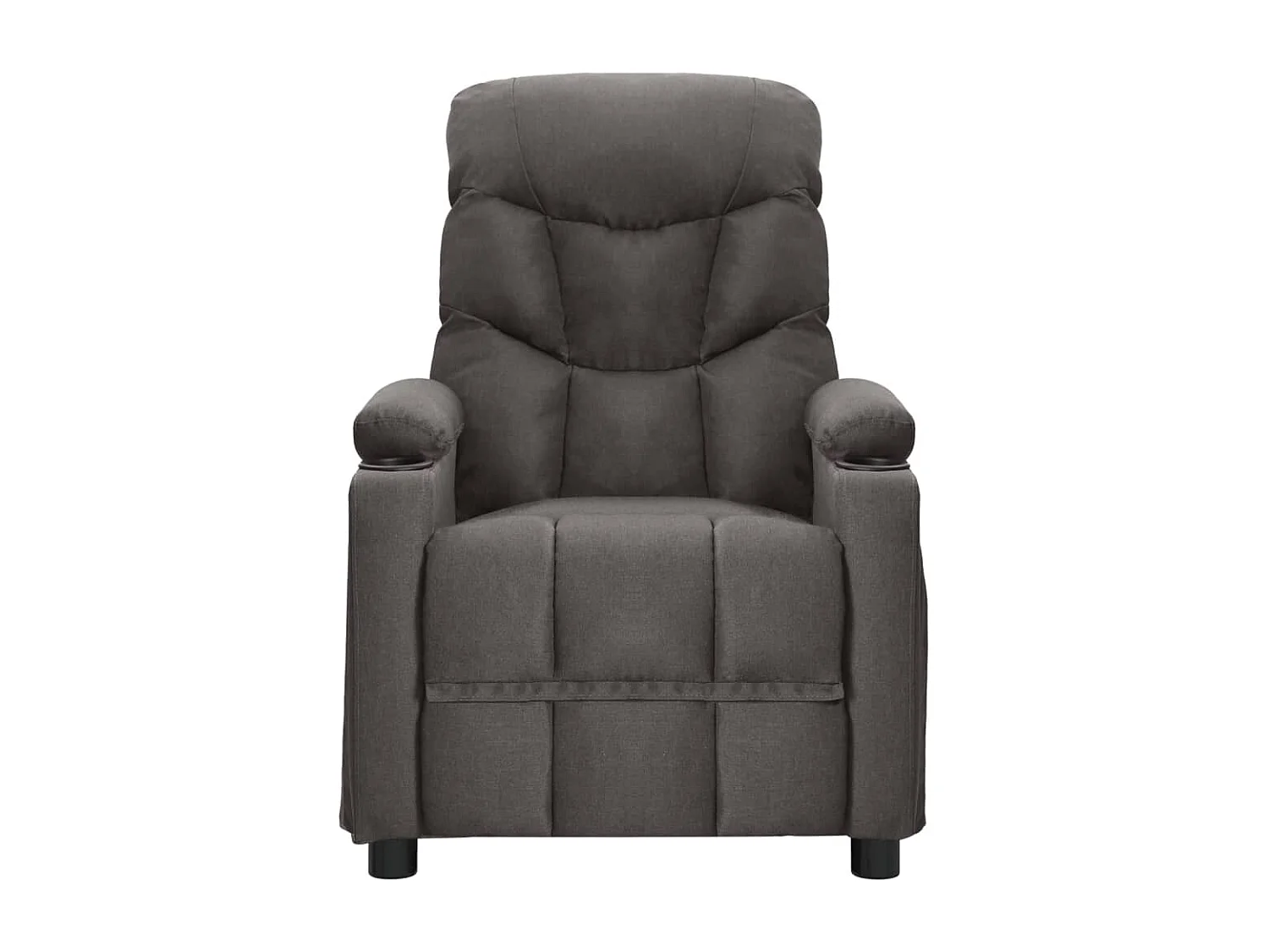 Fauteuil de massage Gris foncé Tissu