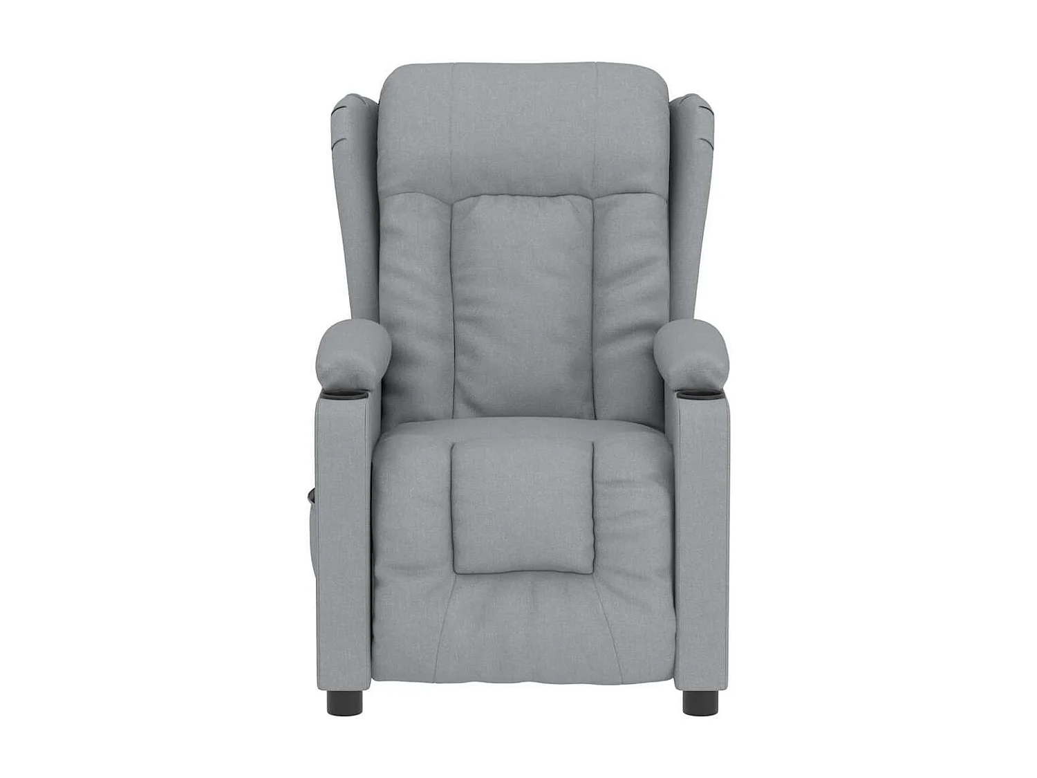 Sillón de masaje eléctrico Tela gris claro