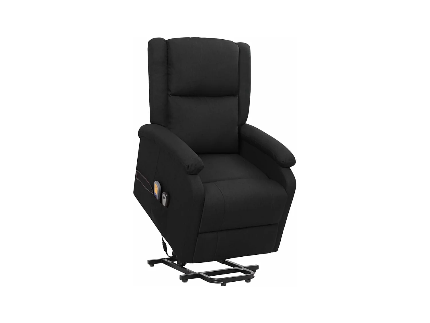 Fauteuil de massage Noir Tissu