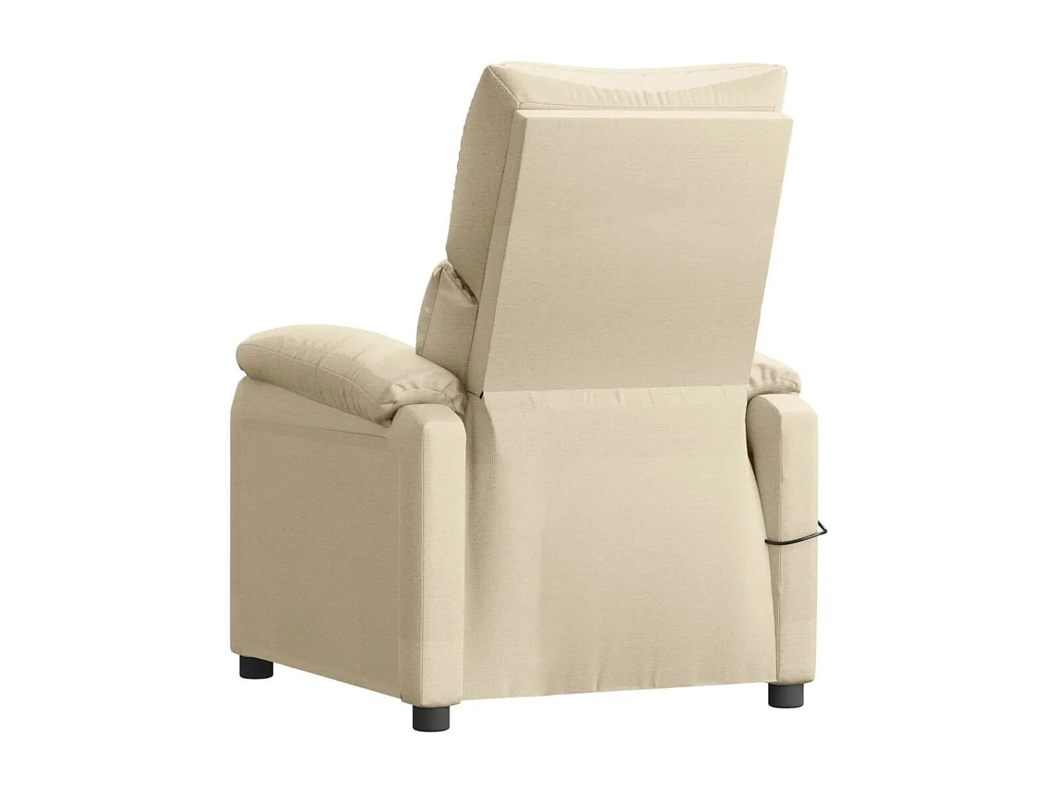 Massagestuhl, cremefarbener Stoff