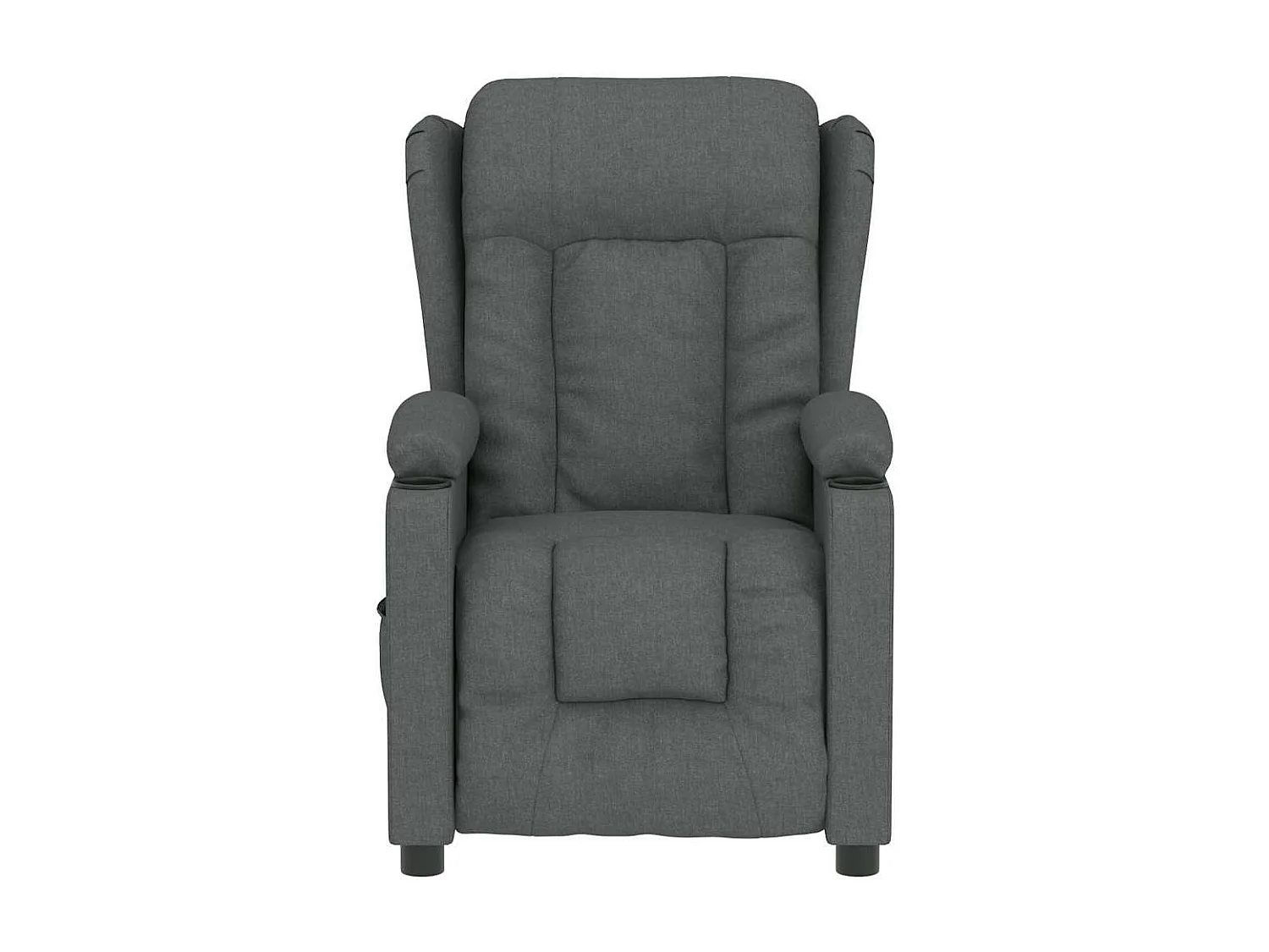 Poltrona de massagem elétrica Tecido cinza escuro