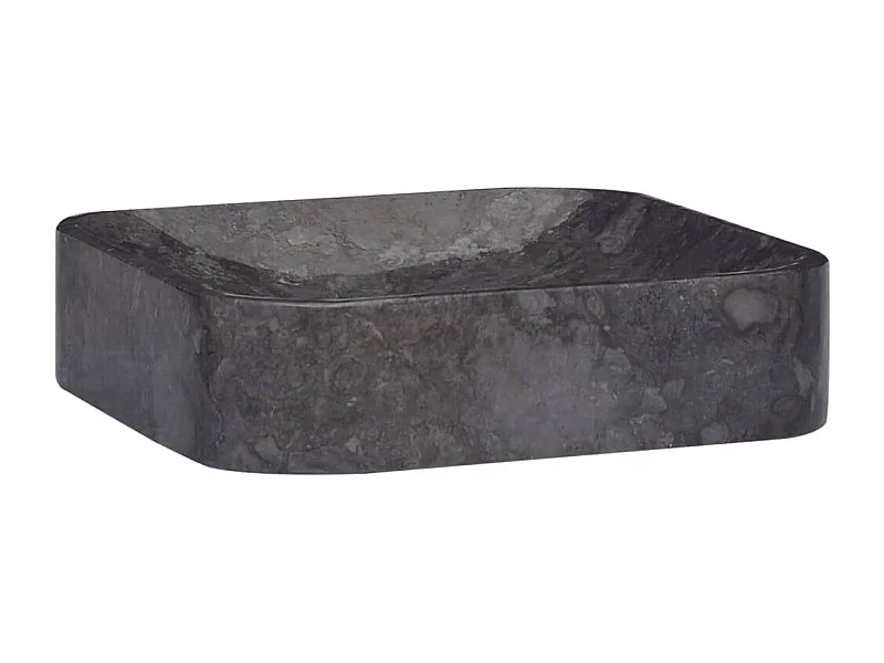 Lavabo Noir 40x40x10 cm Marbre
