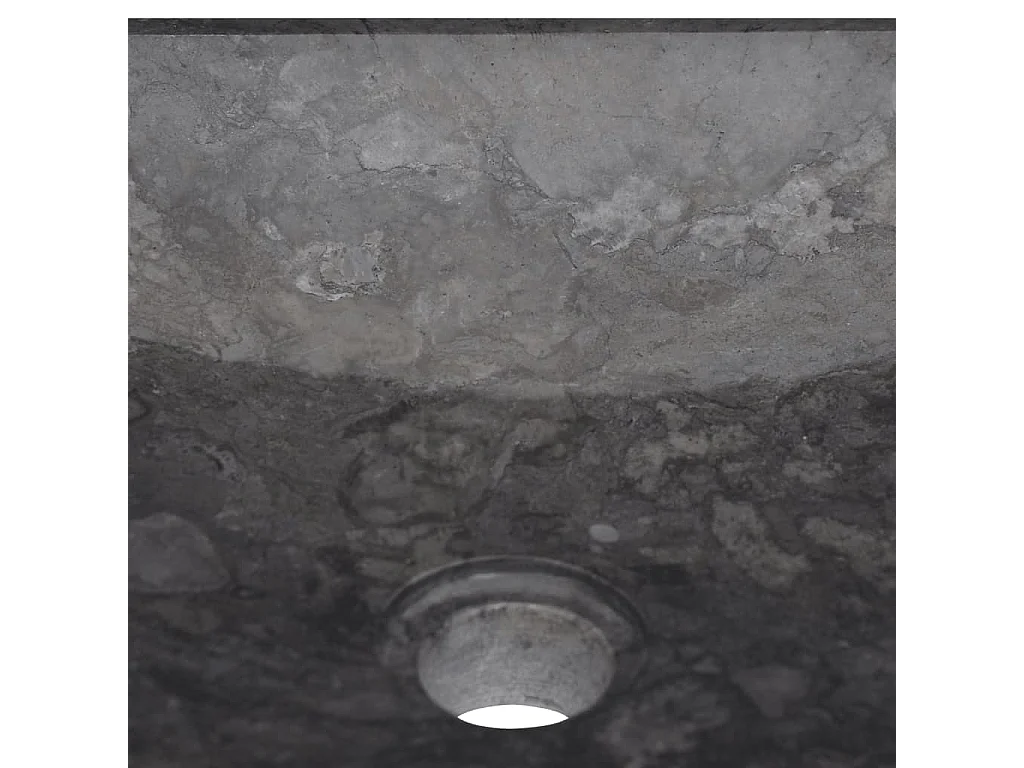 Lavabo Nero 40x40x10 cm Marmo