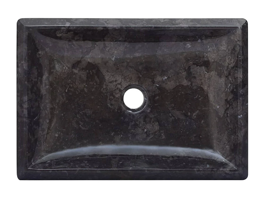 Fregadero Negro 50x35x10 cm Mármol