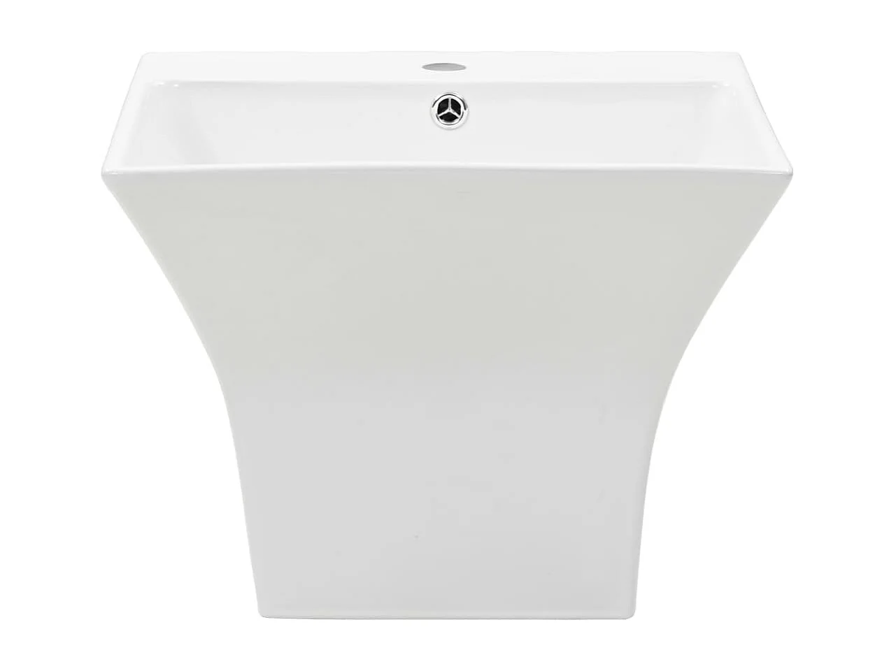 Lavabo mural Céramique Blanc 500 x 450 x 410 mm