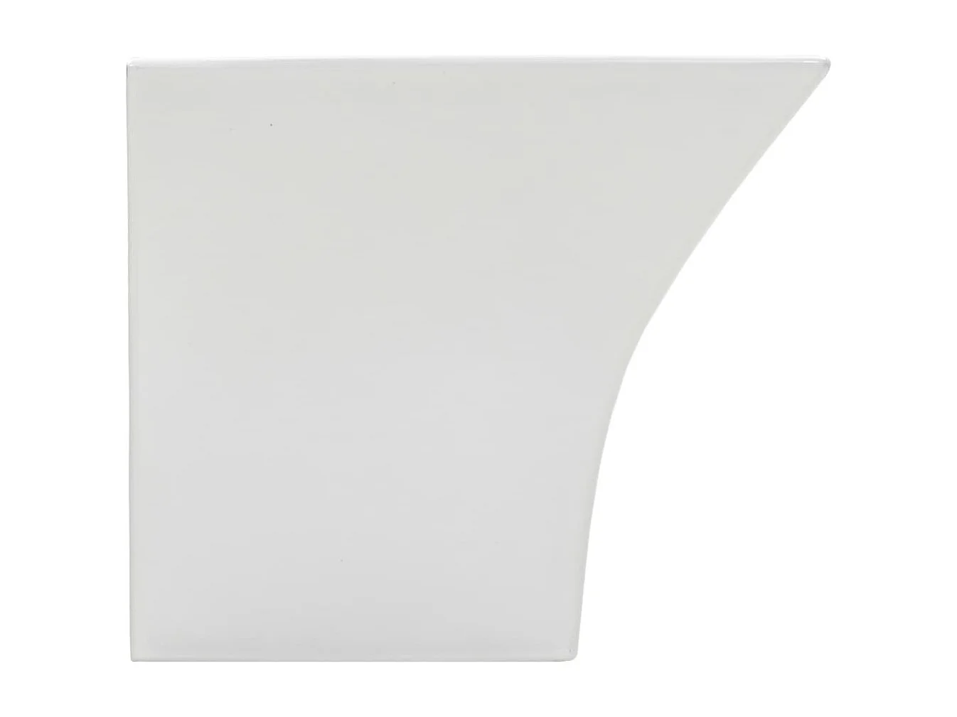 Lavabo mural Céramique Blanc 500 x 450 x 410 mm