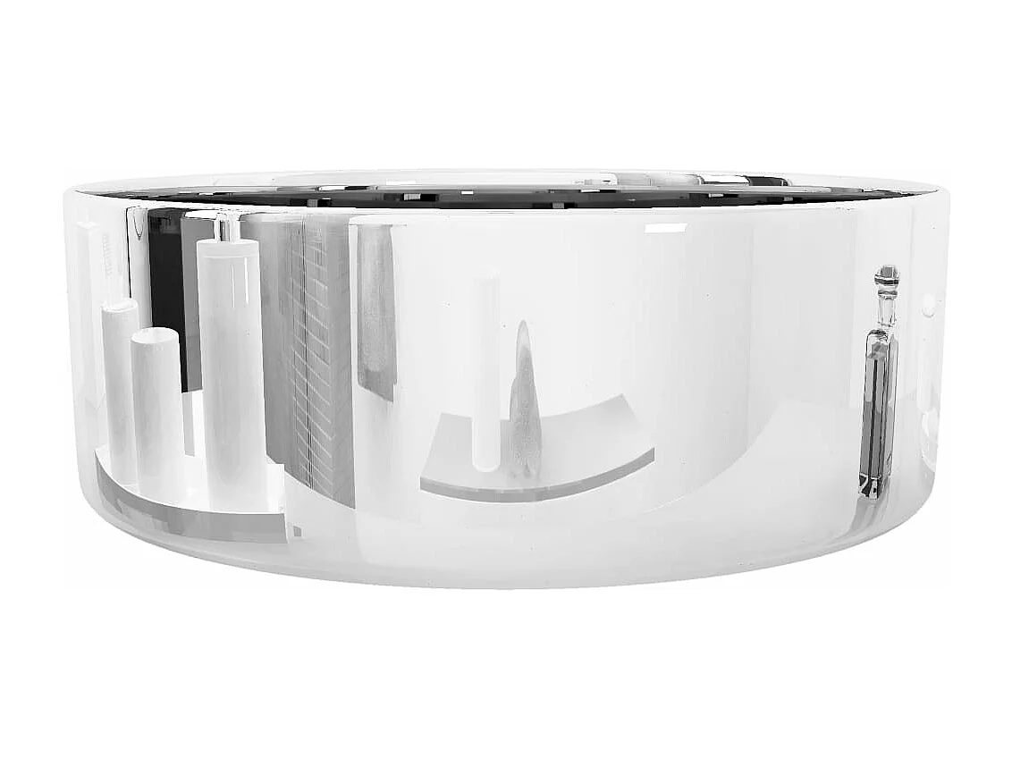 Lavabo 40 x 15 cm Ceramica Argento