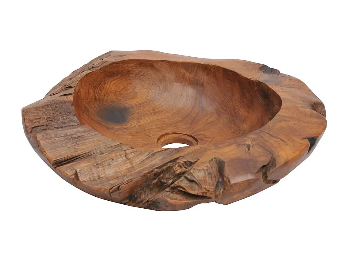 Lavello in teak massiccio 45 cm