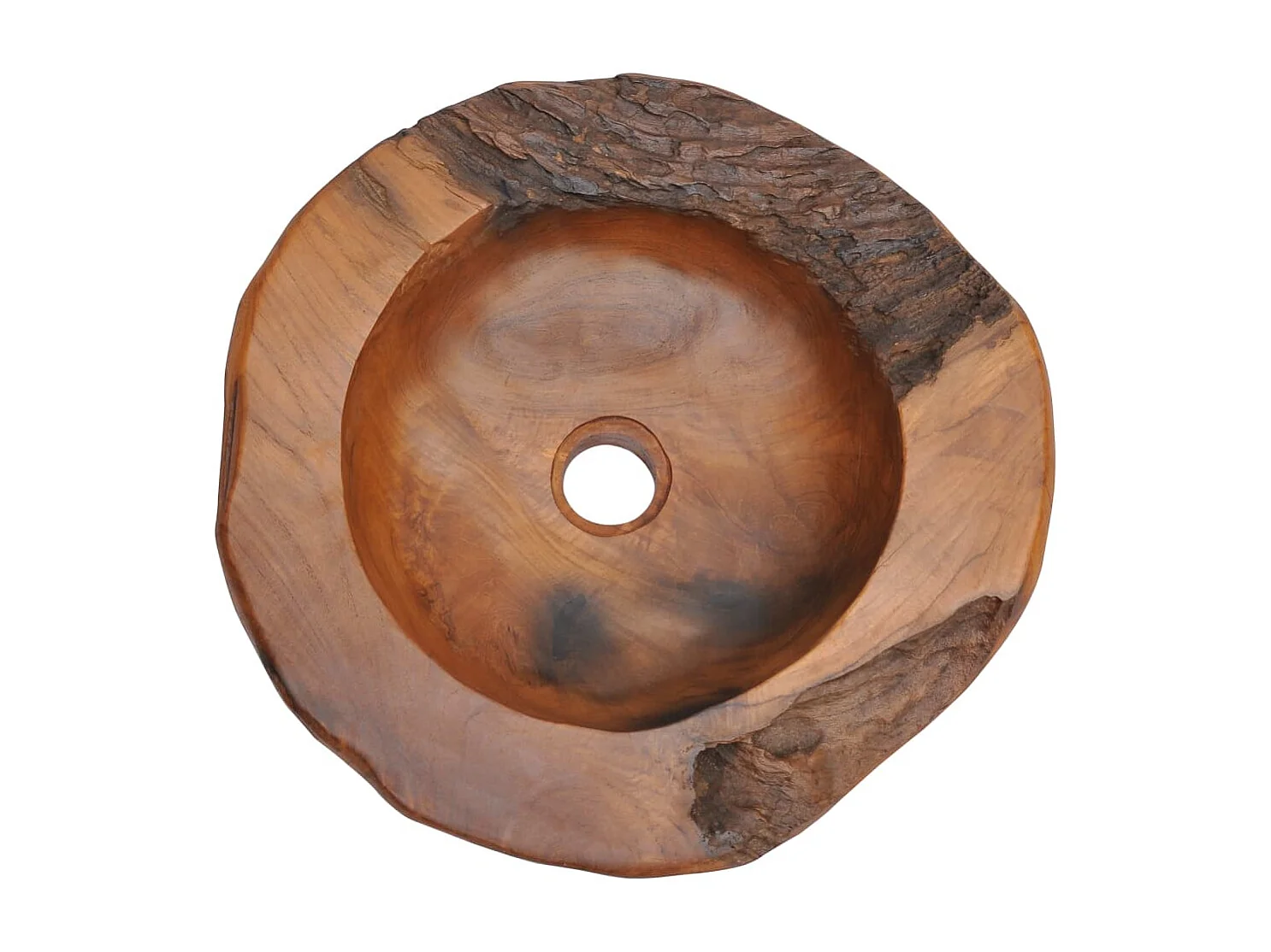 Lavello in teak massiccio 45 cm