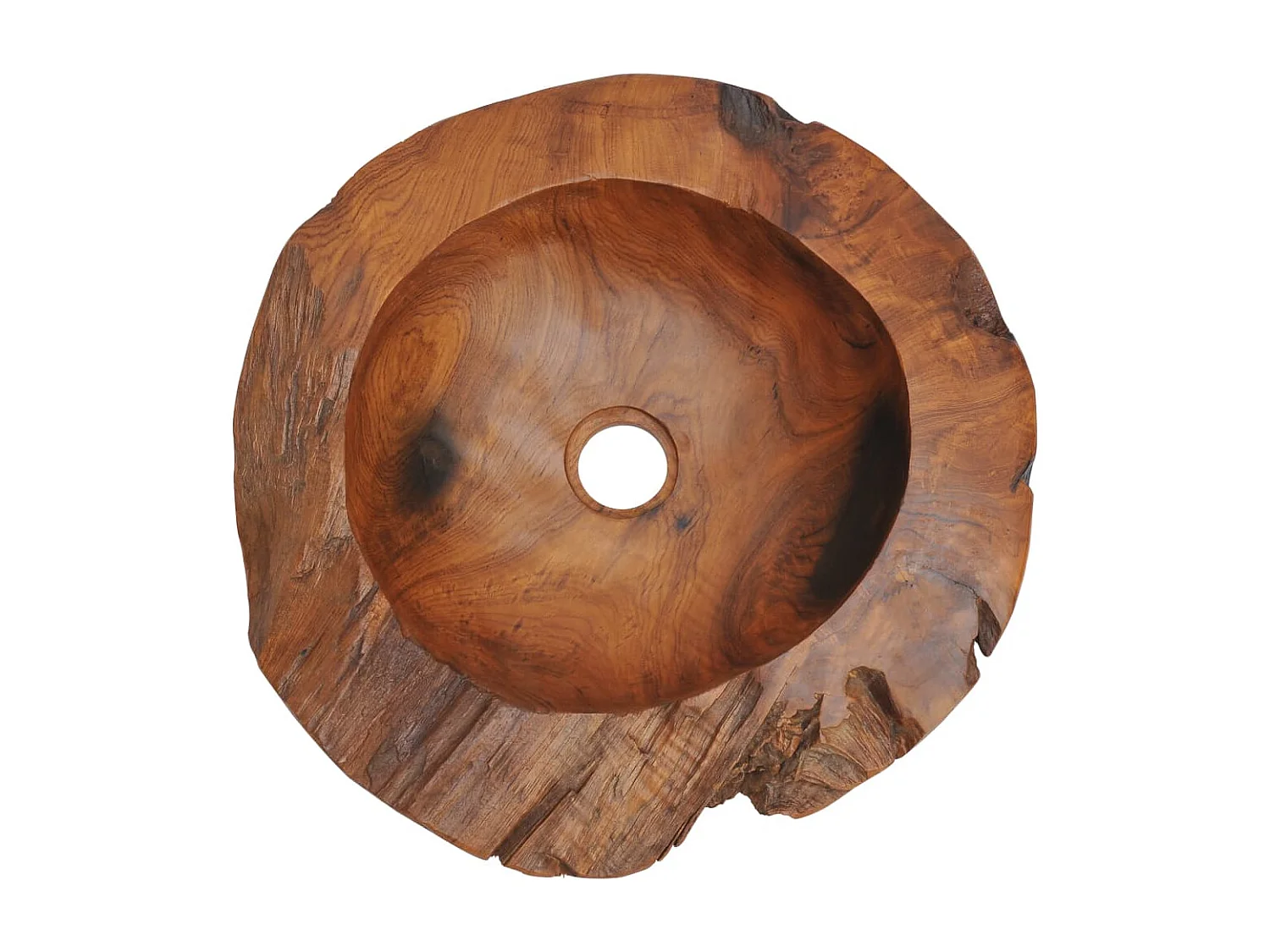 Lavello in teak massiccio 45 cm