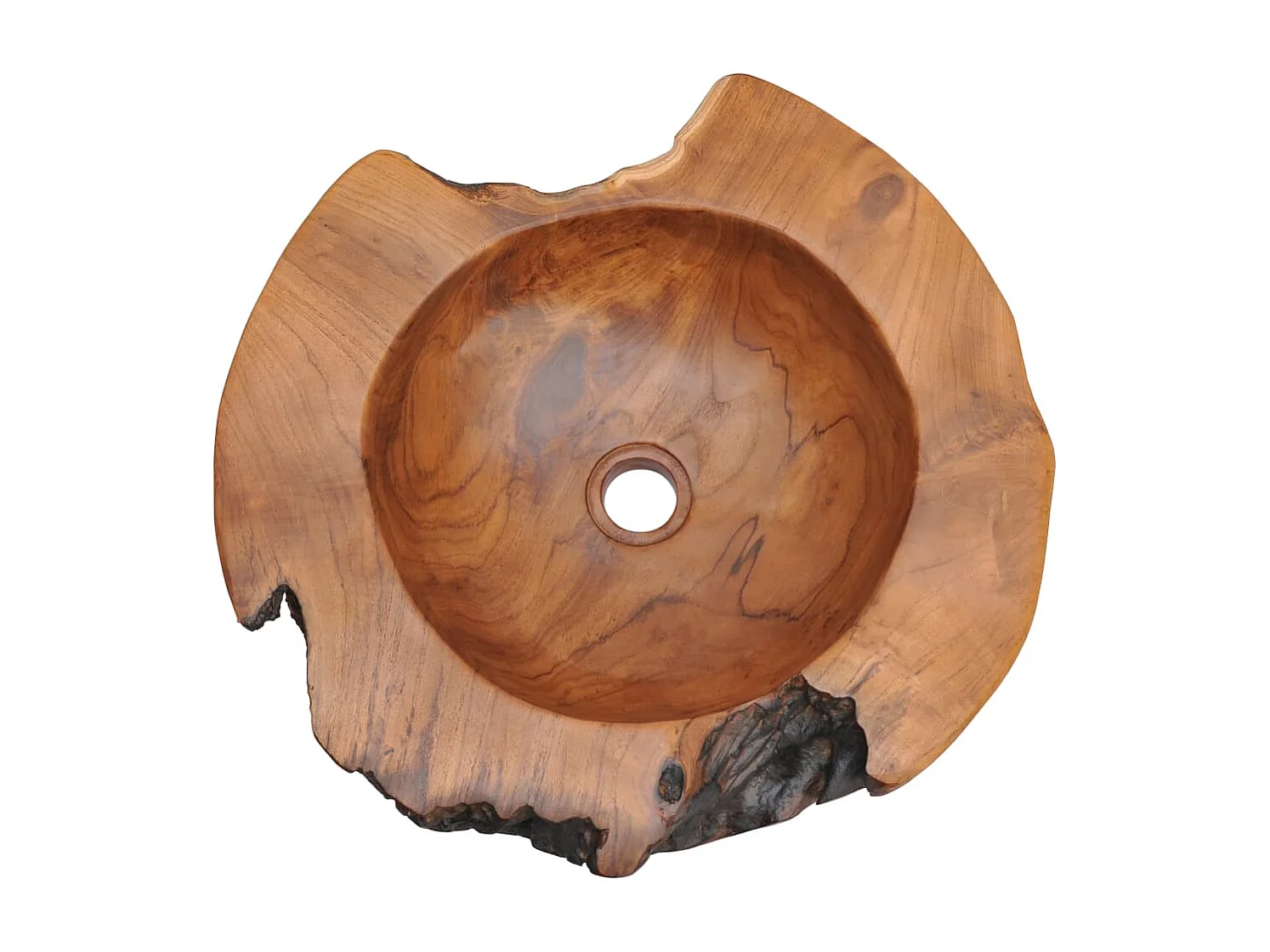 Lavello in teak massiccio 45 cm