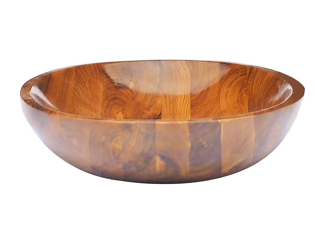 Waschbecken Massives Teakholz 60x40x10 cm