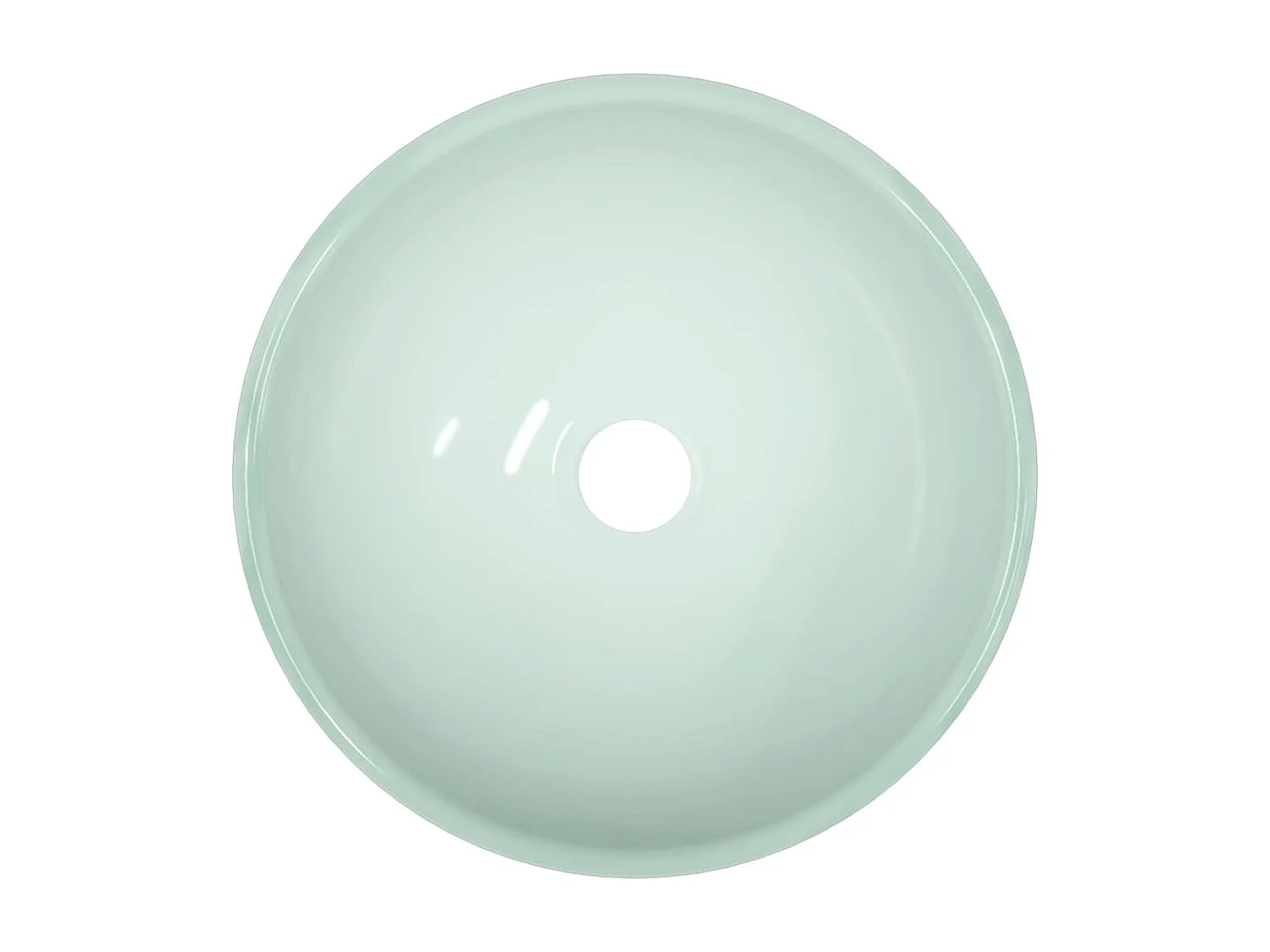 Lavatório de vidro temperado 30x12 cm branco