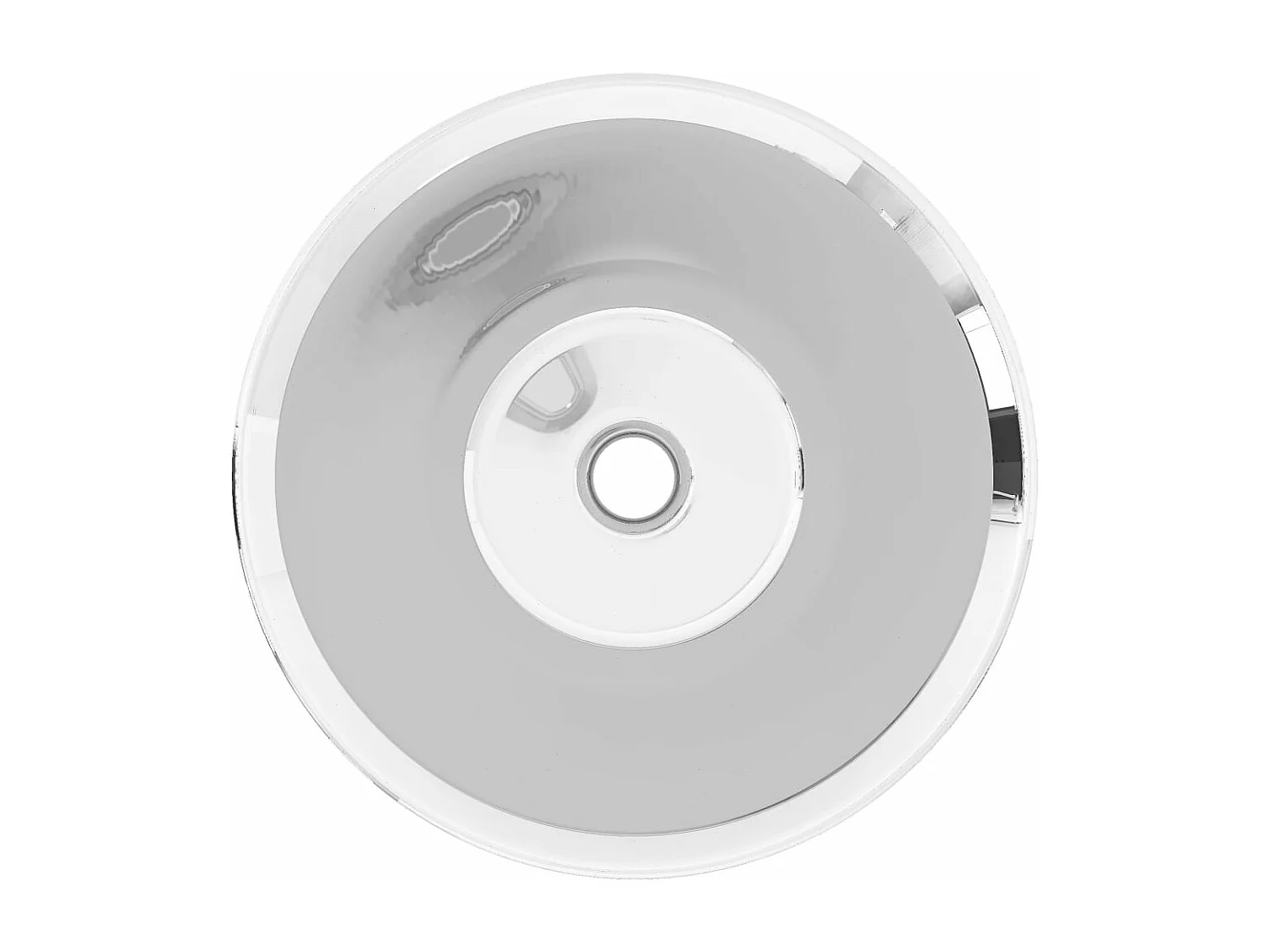 Lavabo 42 x 14 cm Ceramica Argento