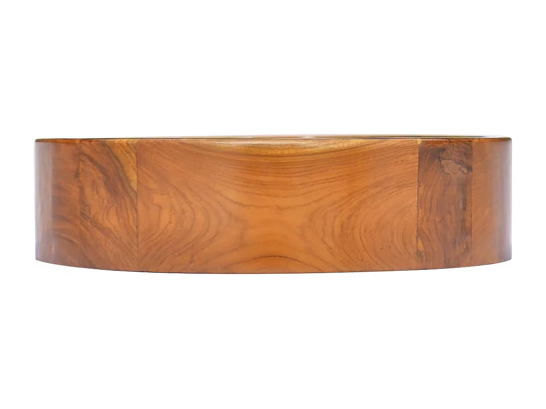 Lavabo Madera maciza de teca Φ40x10 cm