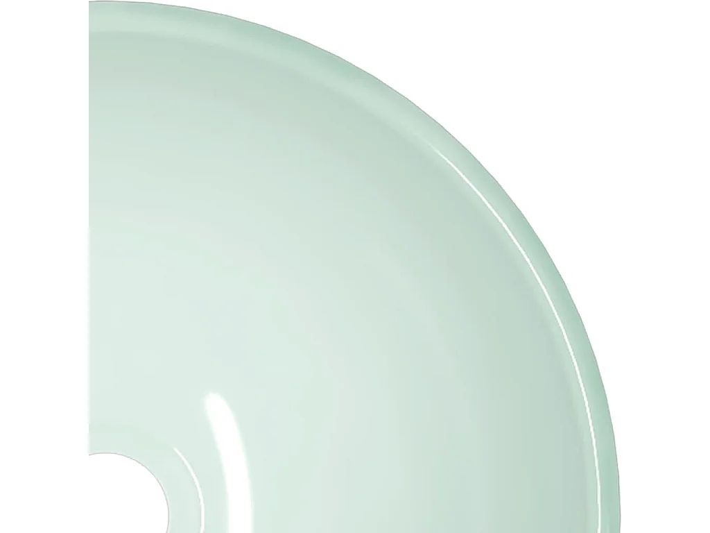 Lavabo Verre trempé 35x12 cm Blanc