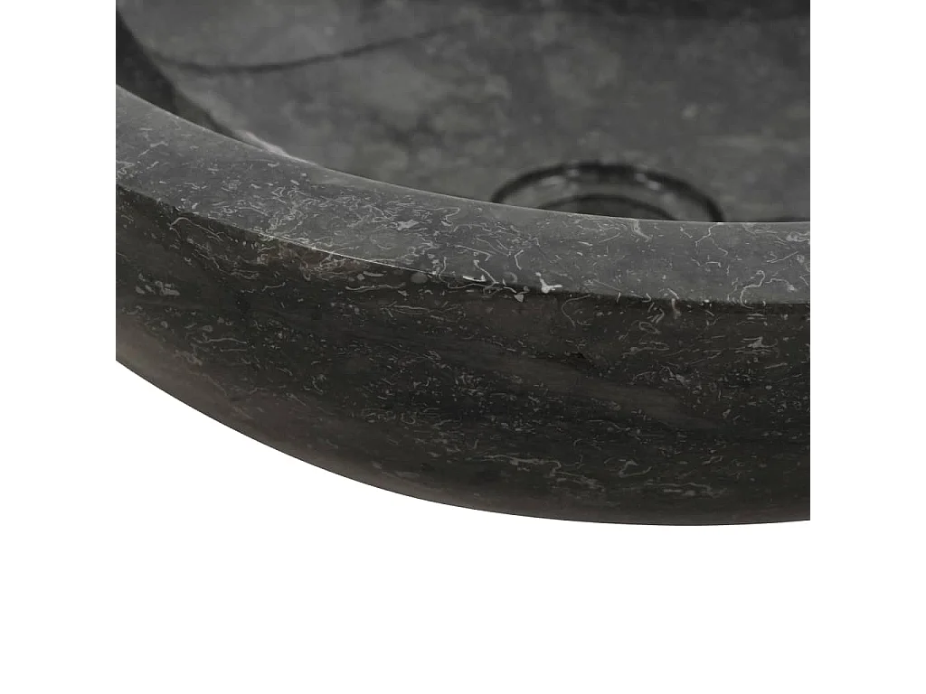 Évier 40 x 12 cm Marbre Noir