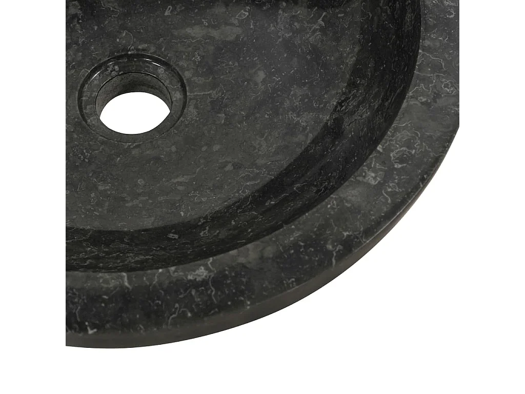 Évier 40 x 12 cm Marbre Noir