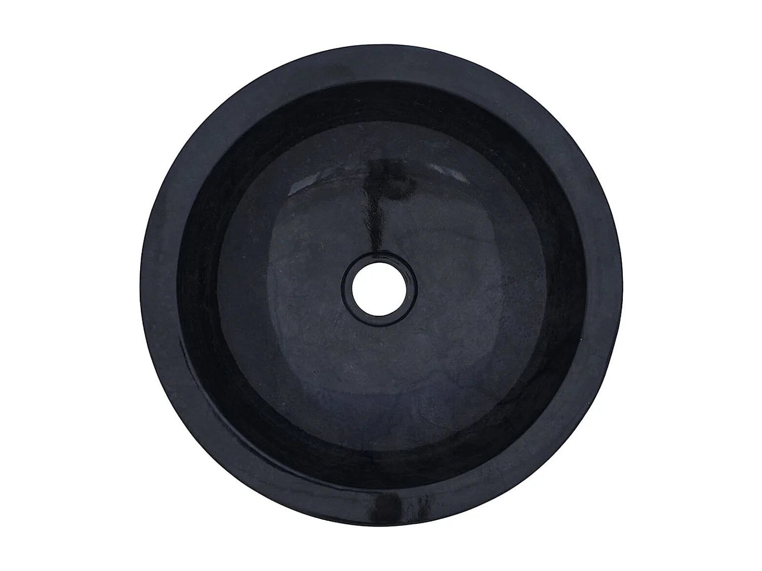 Évier 40 x 12 cm Marbre Noir