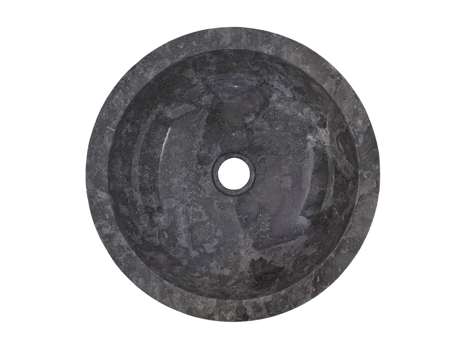 Lavabo Gris Ø40x12 cm Mármol