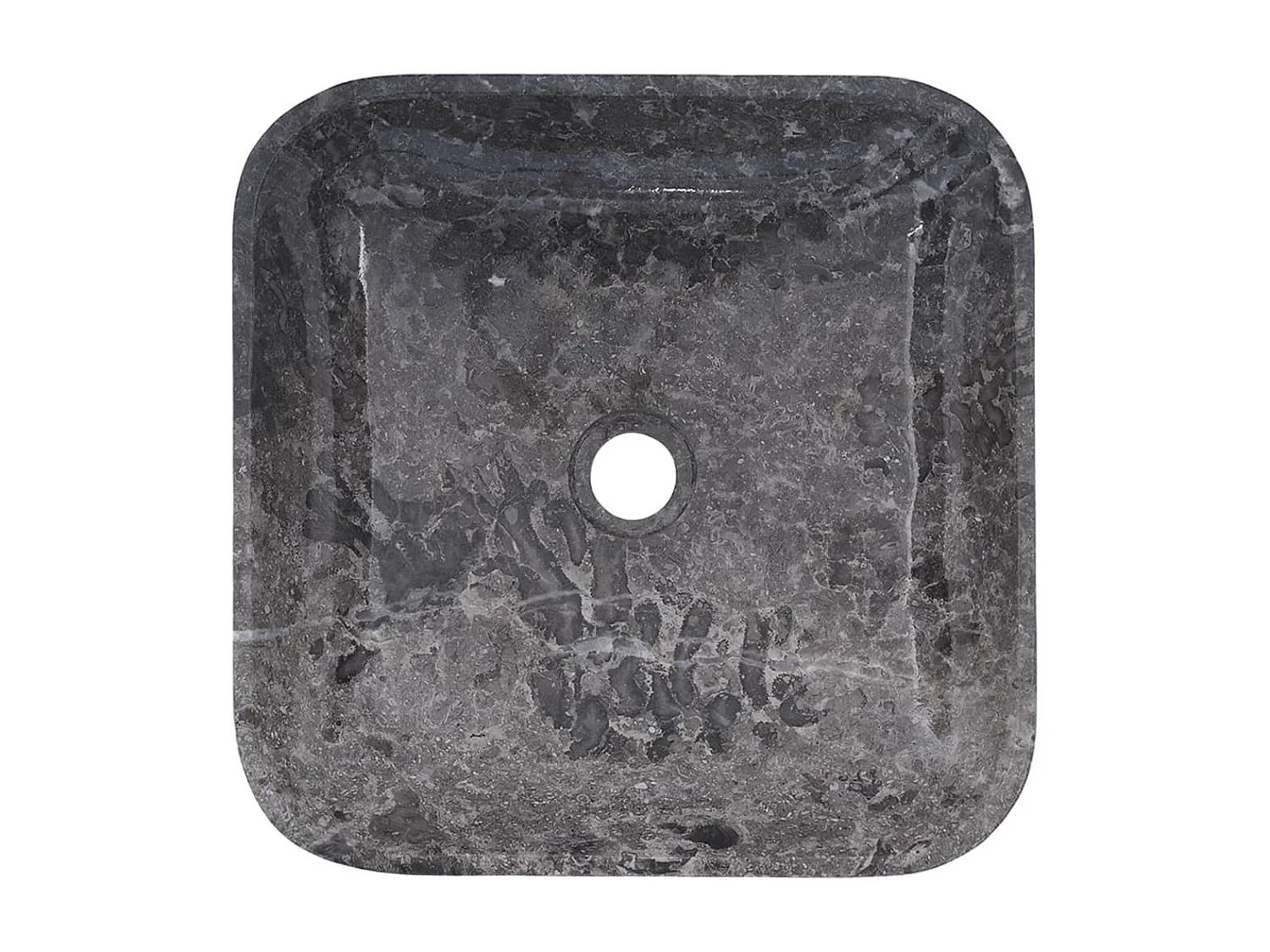 Lavabo Gris 40x40x10 cm Mármol