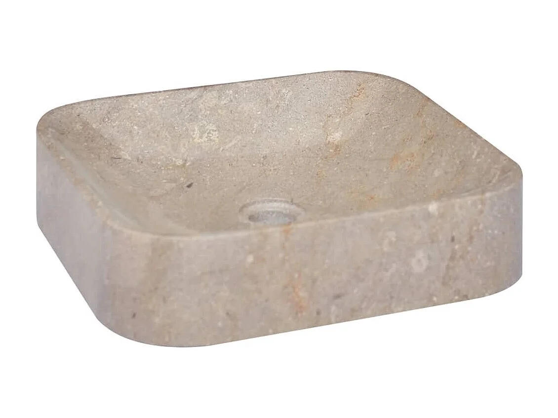 Lavabo Gris 40x40x10 cm Mármol