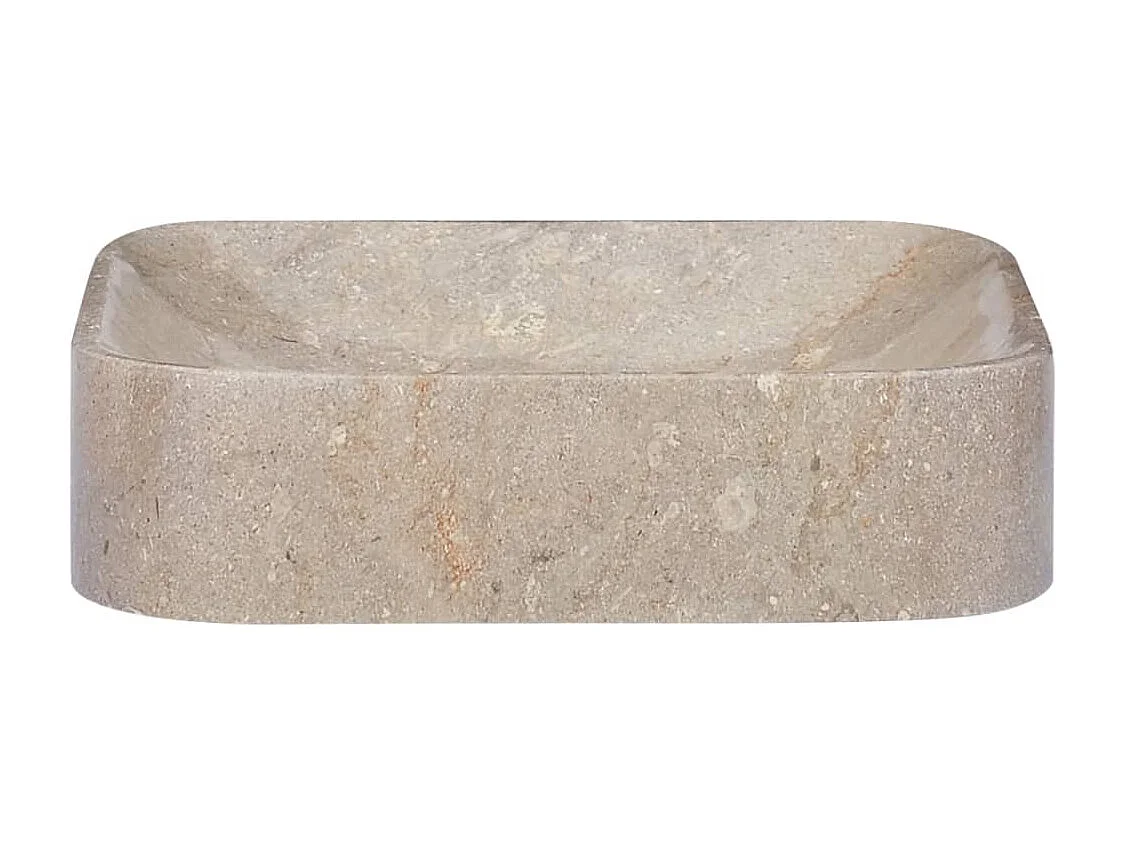 Lavabo Gris 40x40x10 cm Mármol