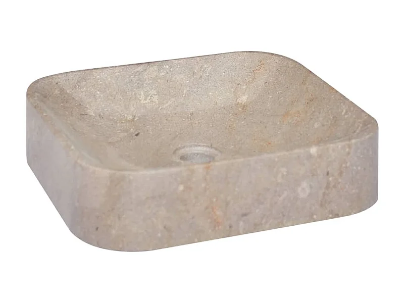 Lavabo Gris 40x40x10 cm Mármol