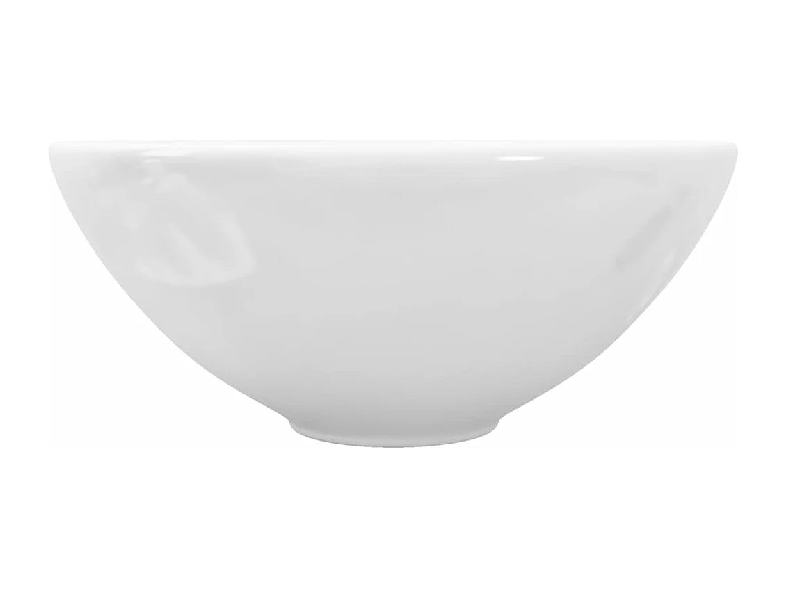 Wastafel Keramiek Rond Wit