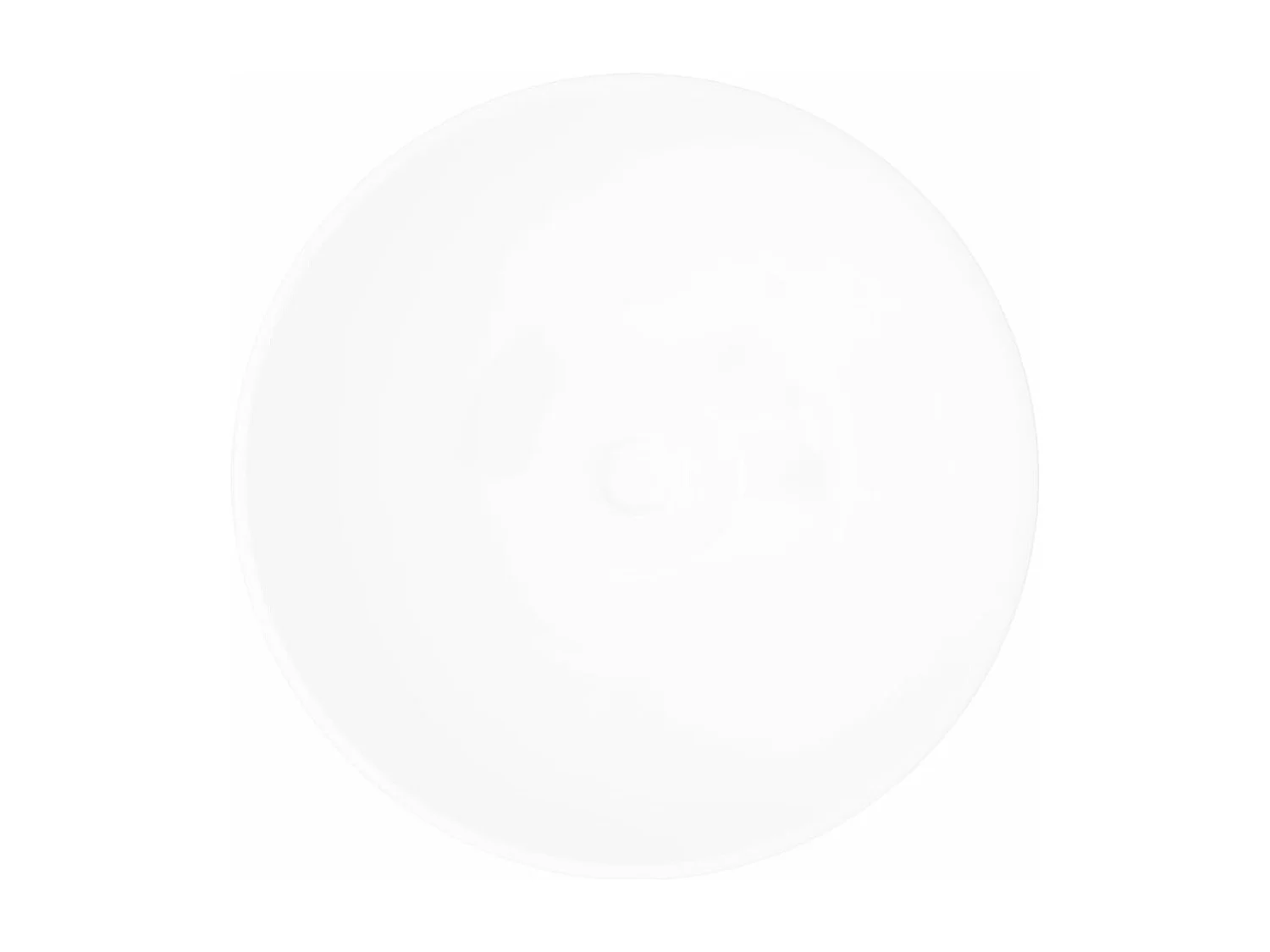 Lavabo de salle de bain Céramique Rond Blanc