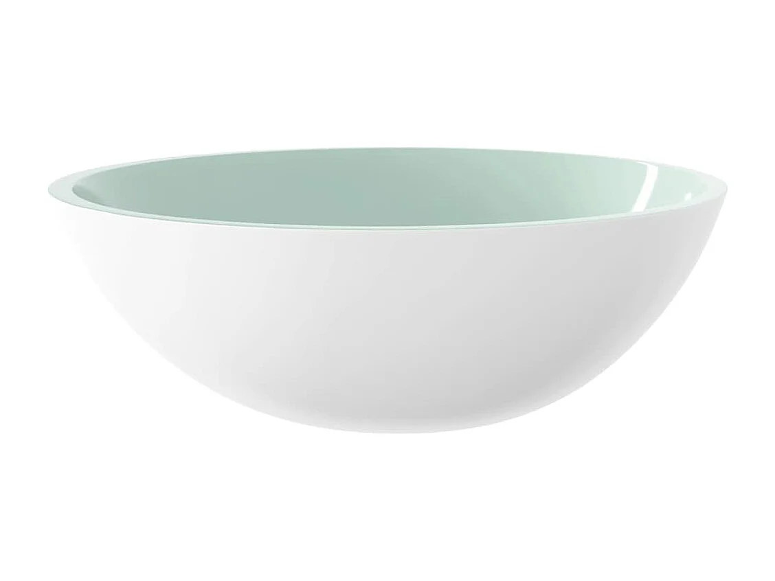 Lavabo Verre 50x37x14 cm Blanc