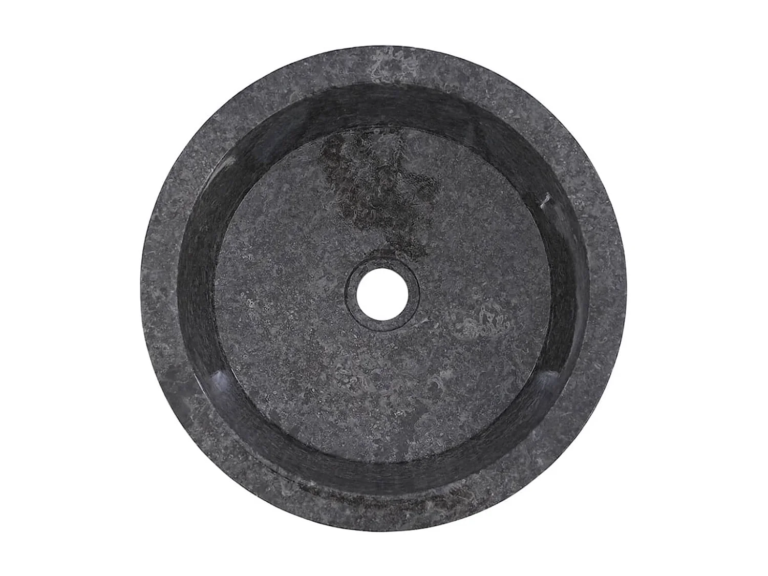 Lavabo Grigio Ø40x15 cm Marmo