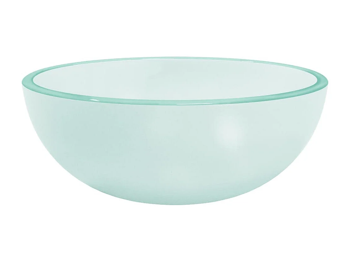 Lavabo Vidrio templado 30x12 cm Esmerilado