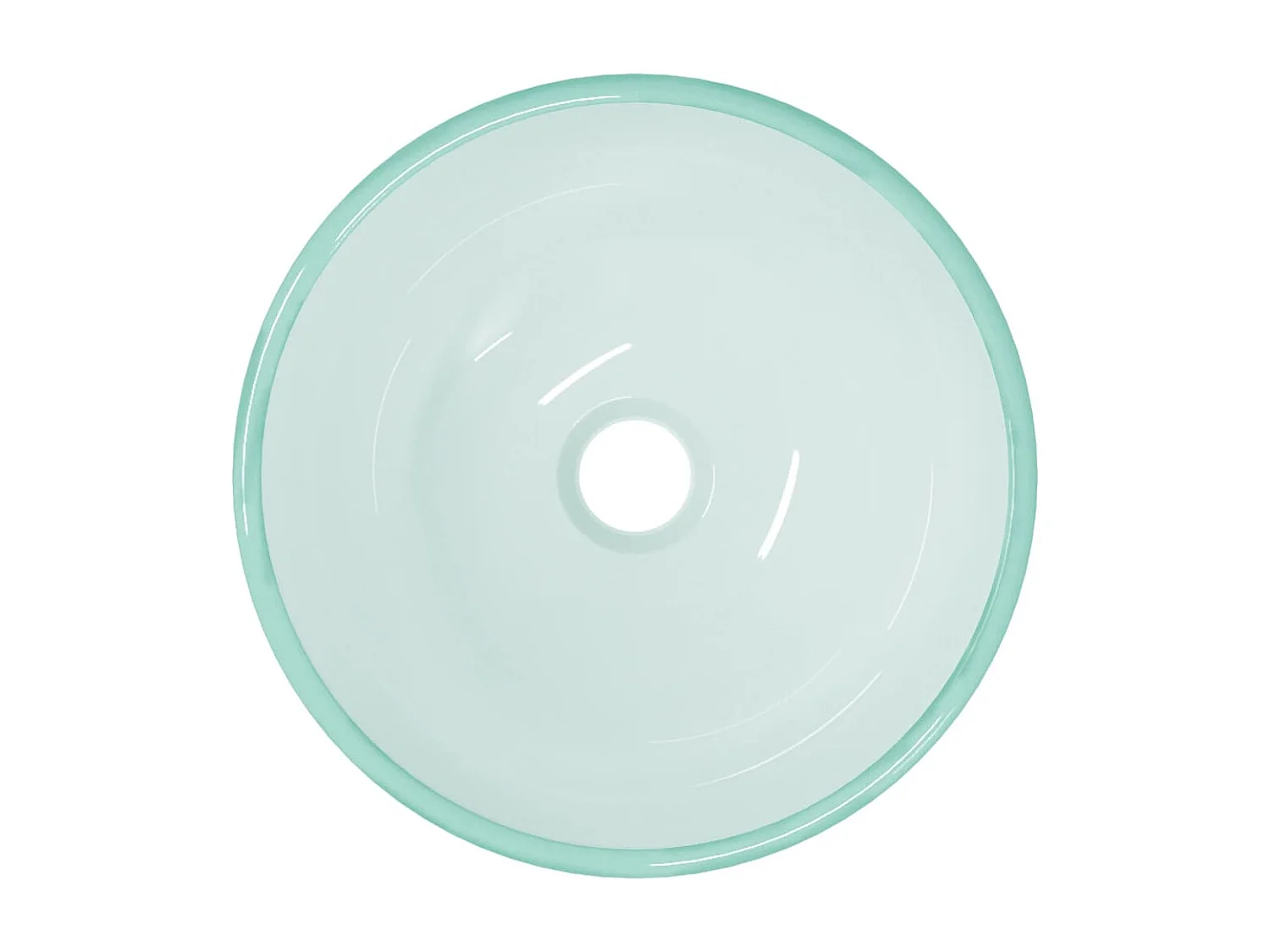 Lavabo Vidrio templado 30x12 cm Esmerilado