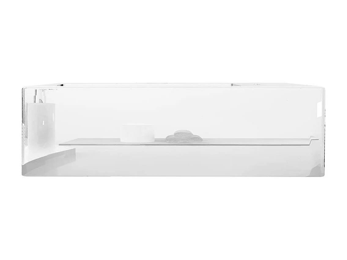 Lavabo avec trop-plein 49 x 25 x 15 cm Céramique Argenté