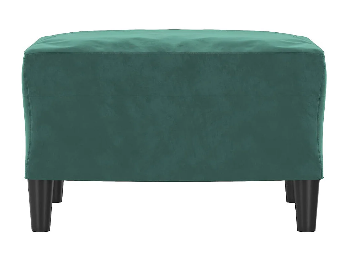 Repose-pied Vert foncé 60x50x41 cm Velours