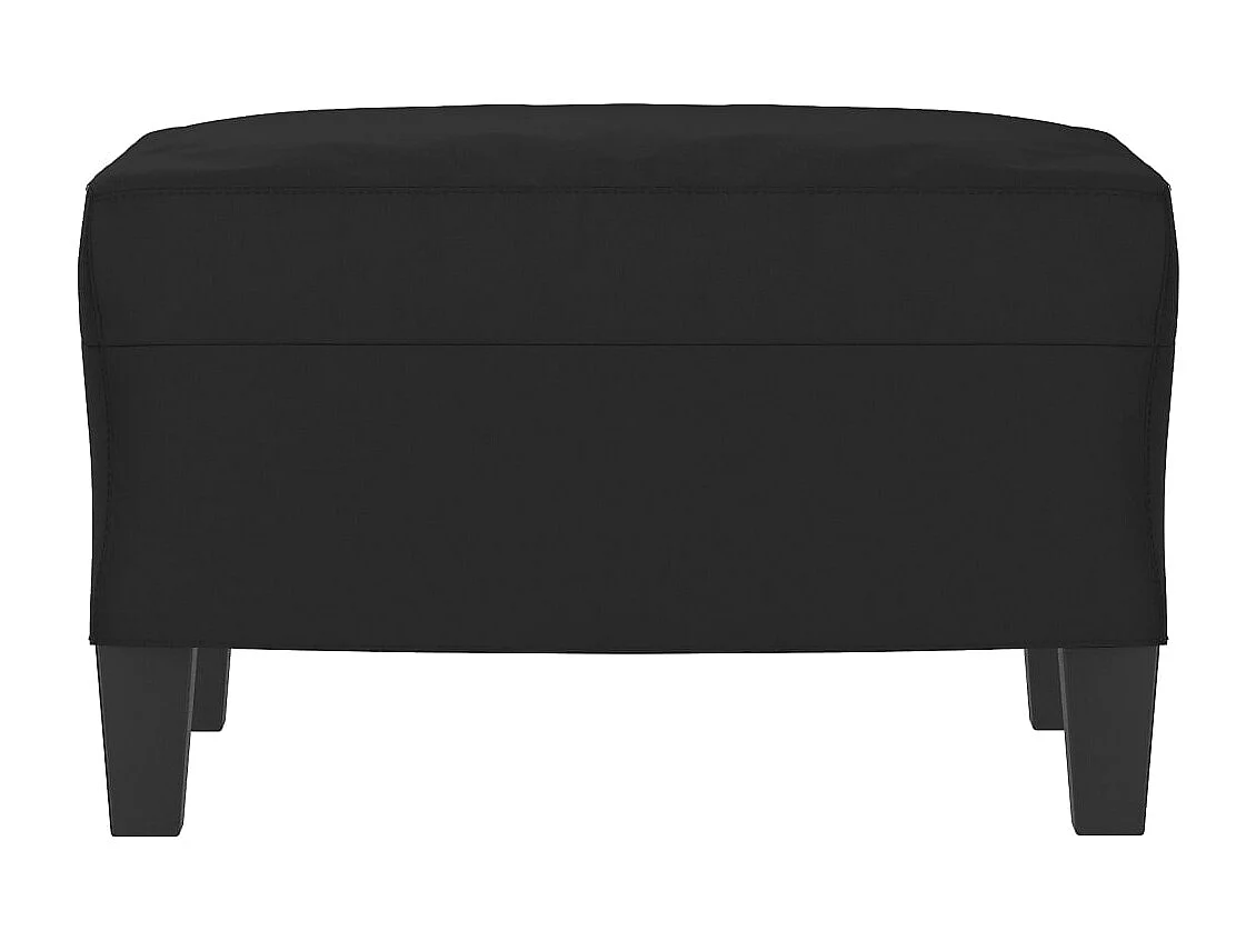 Repose-pied Noir 60x50x41 cm Tissu microfibre