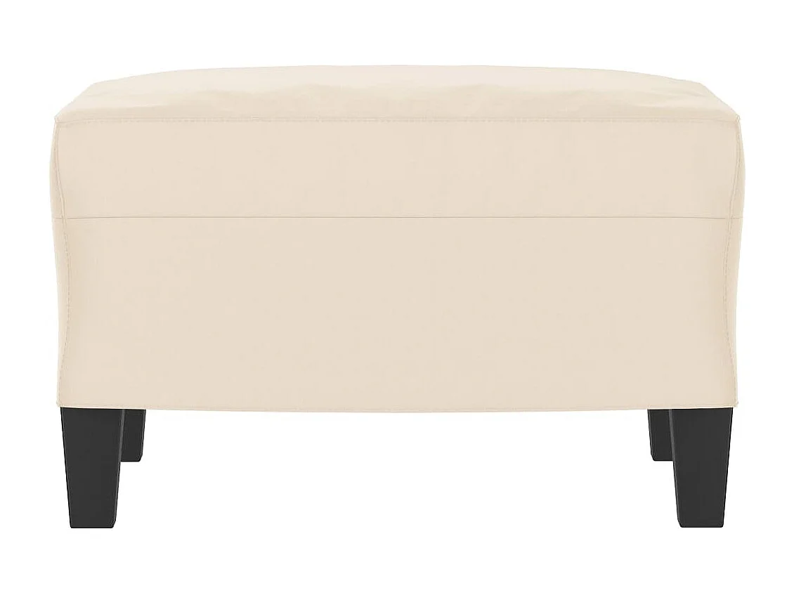 Repose-pied Beige 60x50x41 cm Tissu microfibre