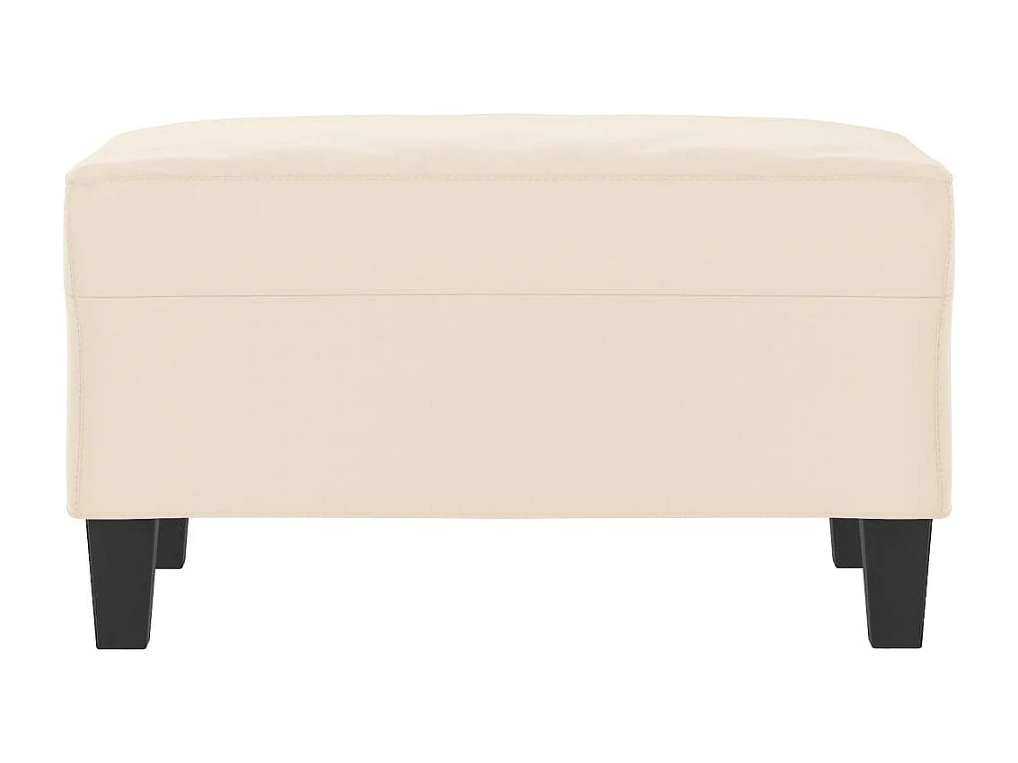 Reposapiés beige 70x55x41 cm Tejido microfibra