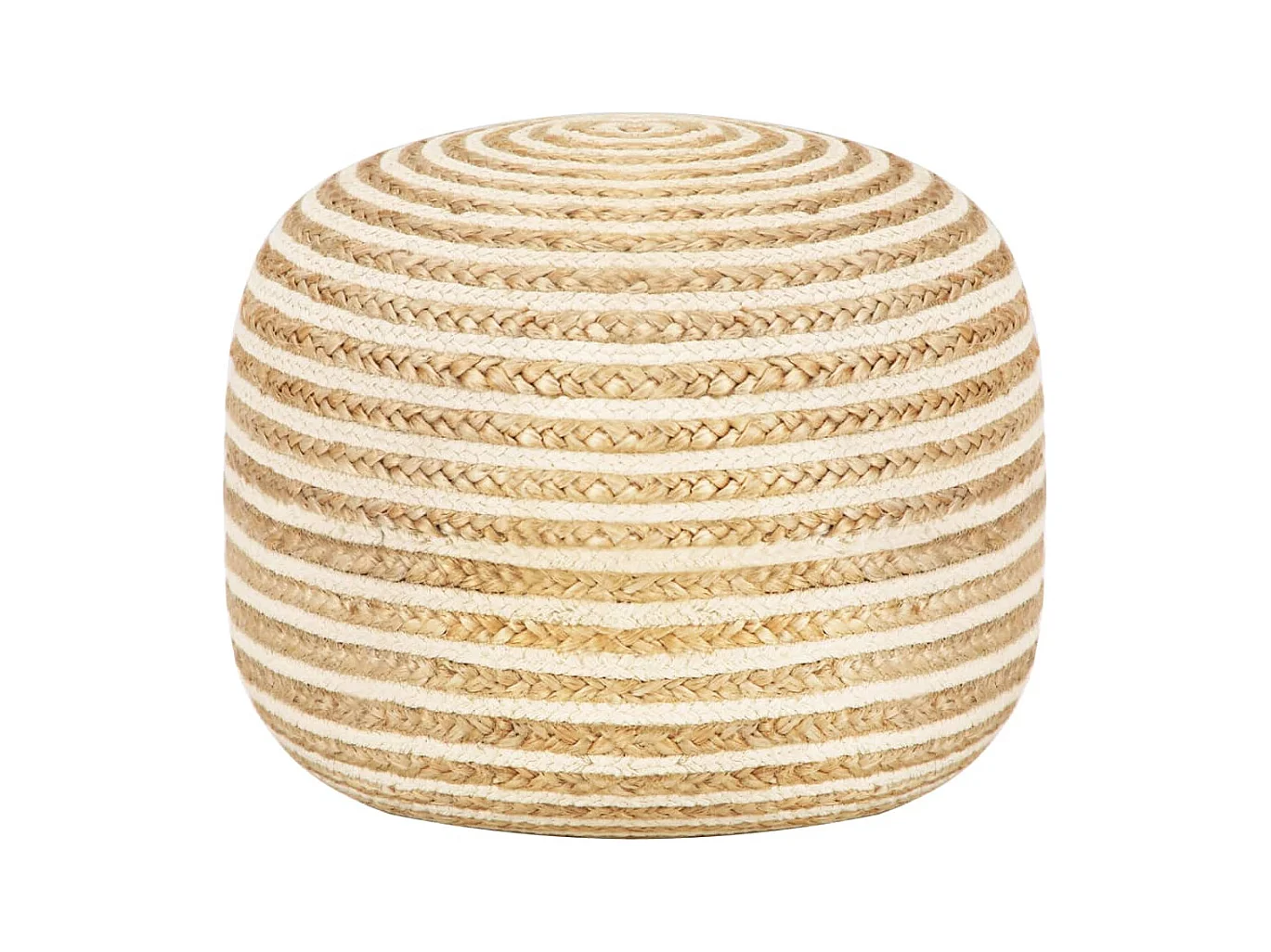 Pouf fait à la main 45x30 cm Jute
